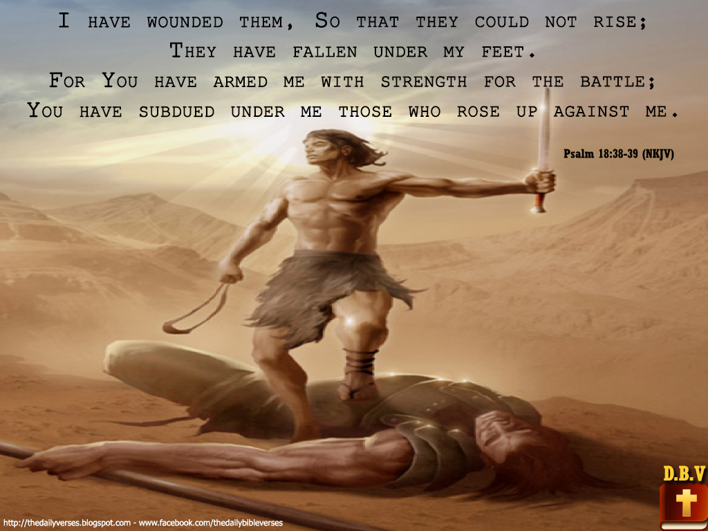 Image result for psalm 18 39